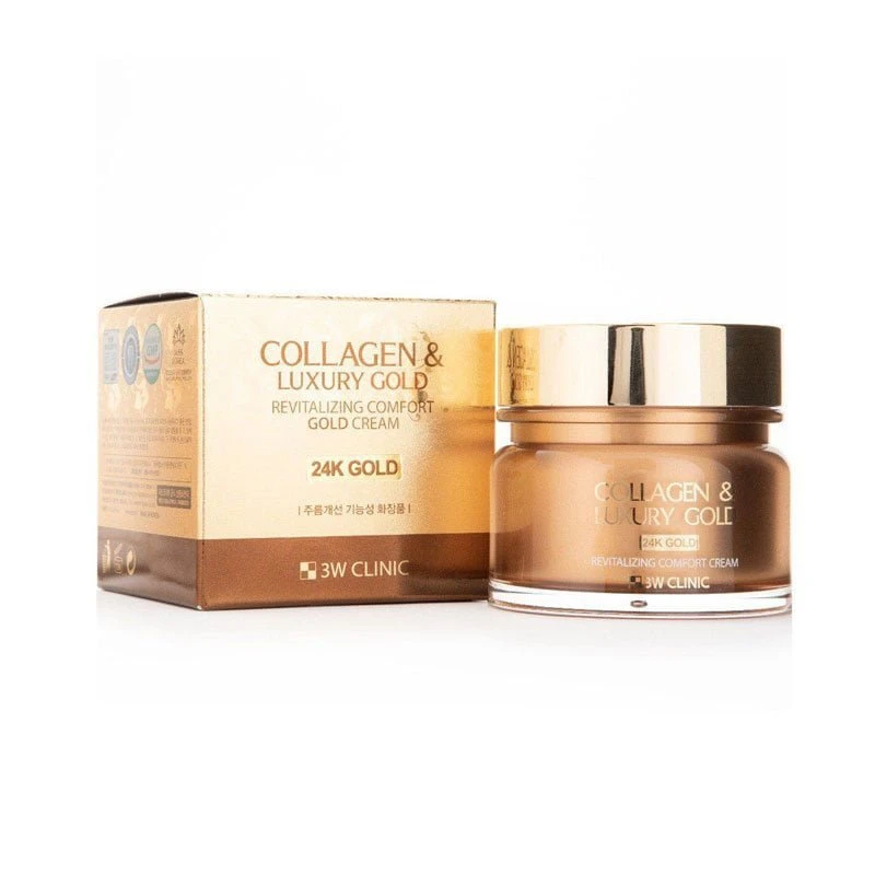 3W Clinic Collagen and Luxury Gold Cream