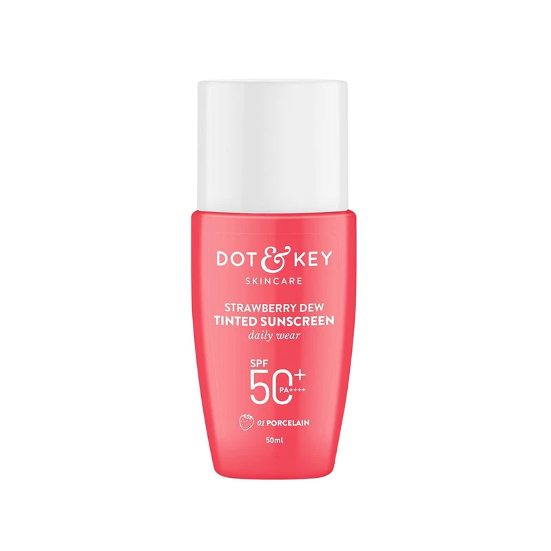 Dot & Key Strawberry Dew Tinted Sunscreen SPF50+ - 01 Porcelain