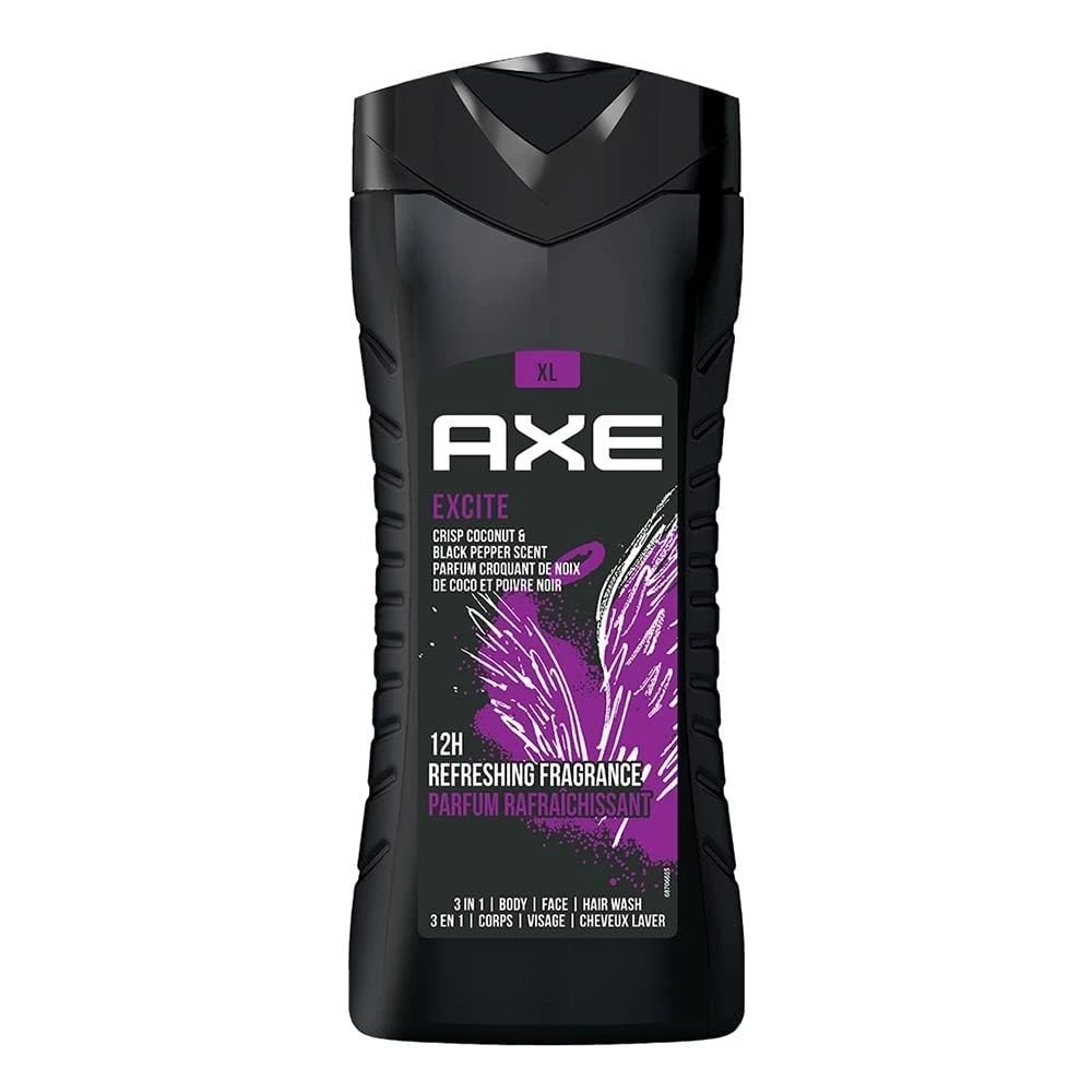 Excite / Purple Body Wash / 3-in-1 pack
