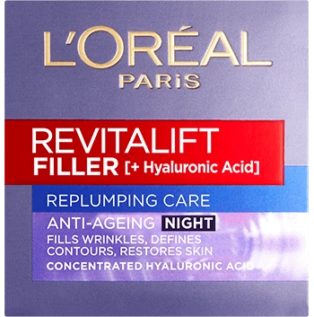 Revitalift Filler / Anti-Wrinkle Hyaluronic Acid Night Cream
