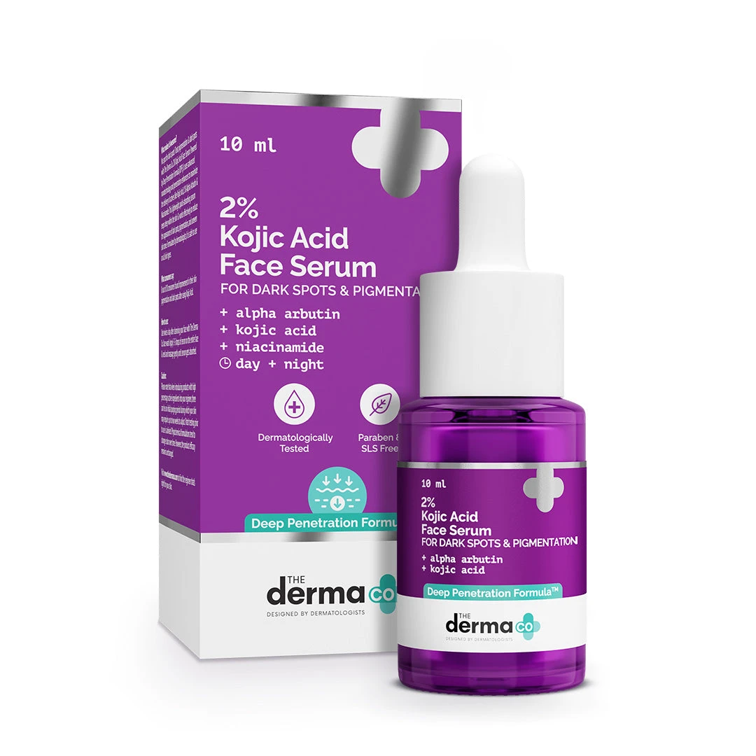 The Derma Co 2% Kojic Acid Face Serum for Dark Spots & Pigmentation