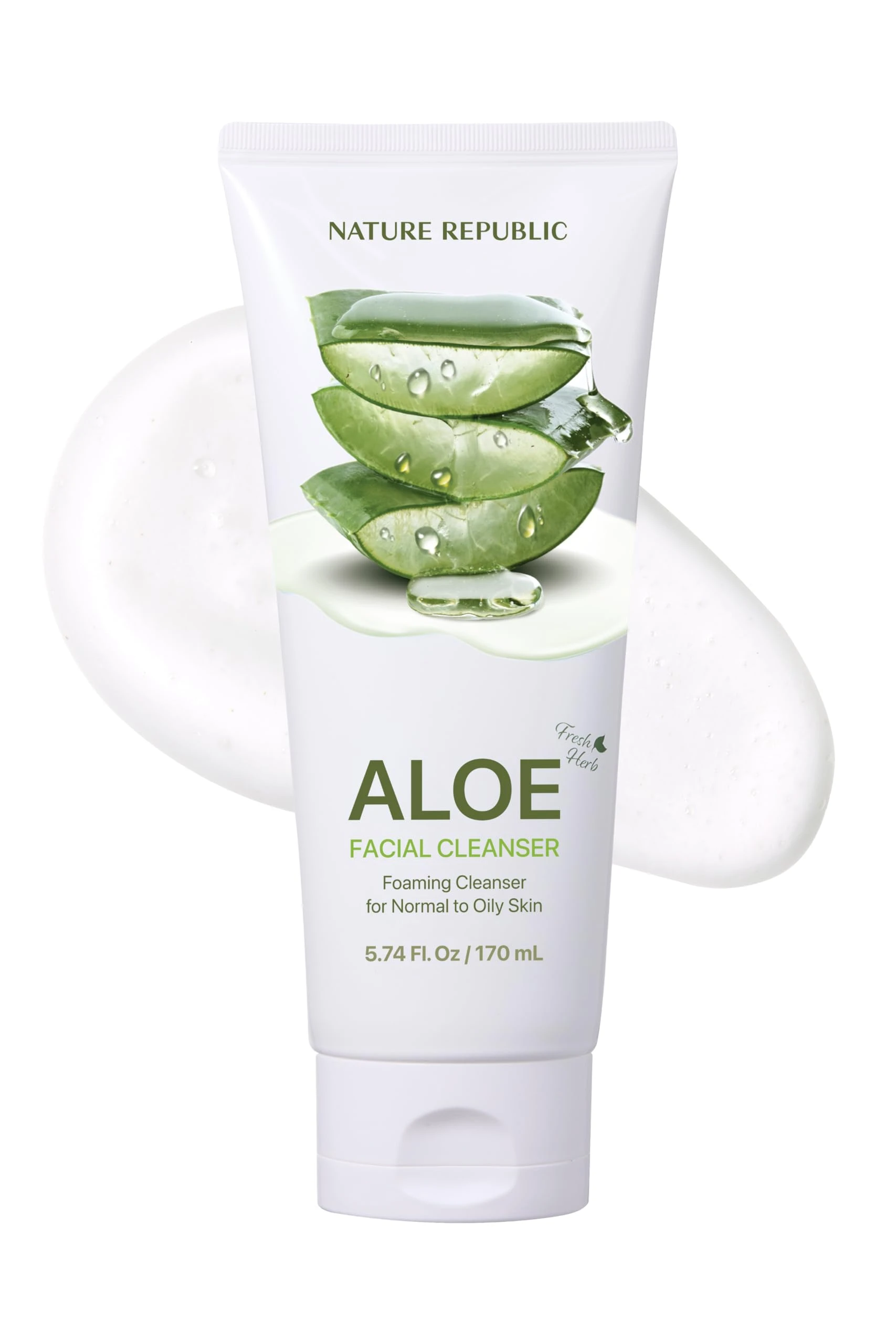 Nature Republic Aloe Cleansing Foam