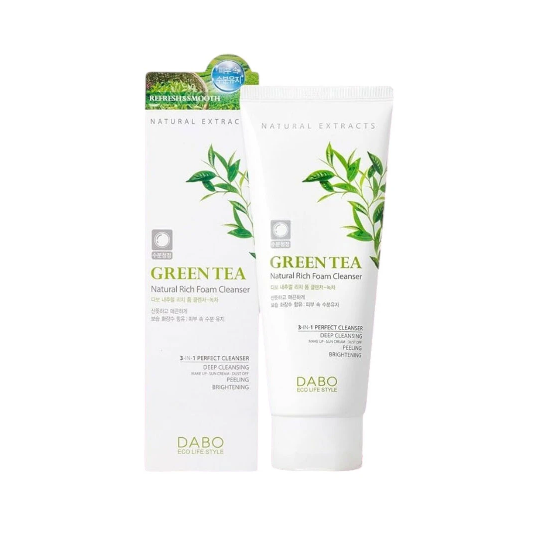 DABO Green Tea Natural Rich Foam Cleanser