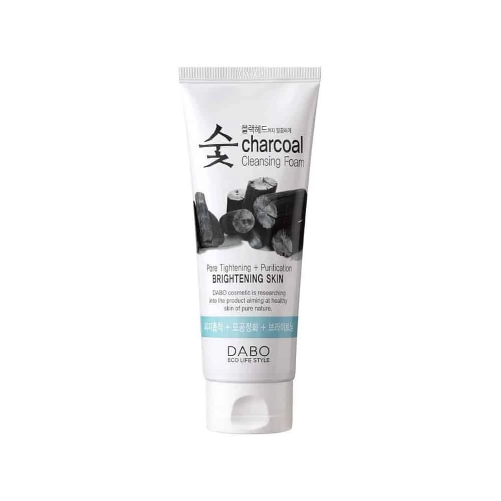DABO Charcoal Cleansing Foam Pore Tightening + Sebum Control Brightening Skin –