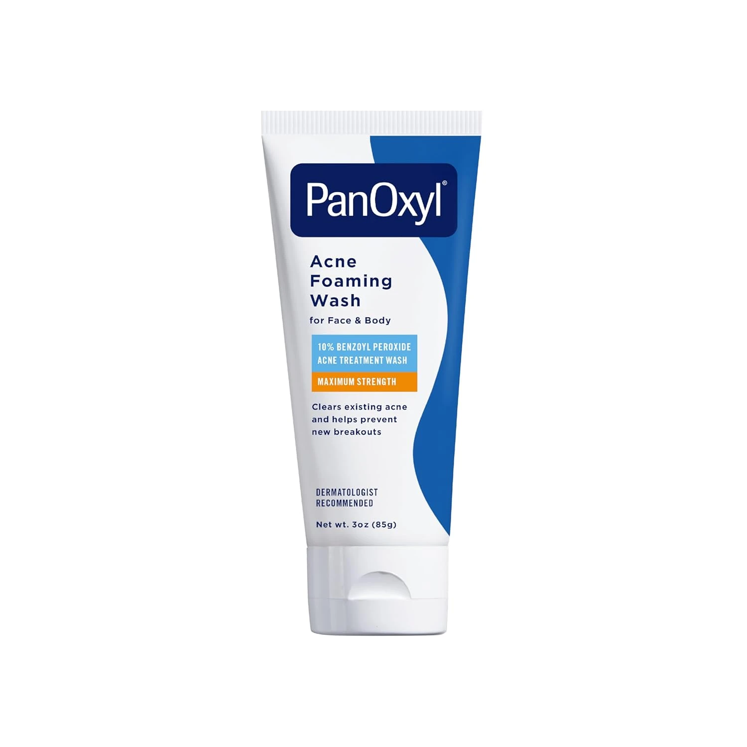 PanOxyl Acne Foaming Wash with 10% Benzoyl Peroxide for Maximum Strength