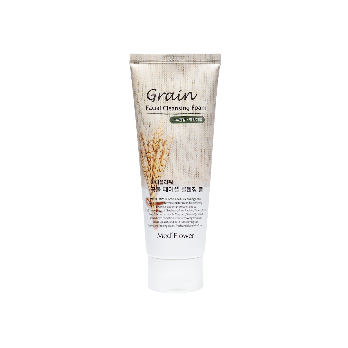 MEDIFLOWER Grain Facial Cleansing Foam