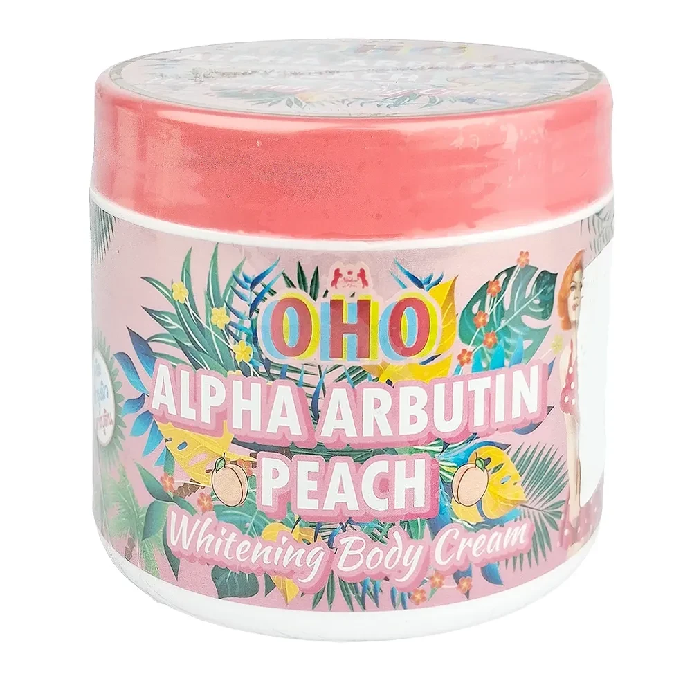 OHO Alpha Arbutin Peach Whitening Body Cream