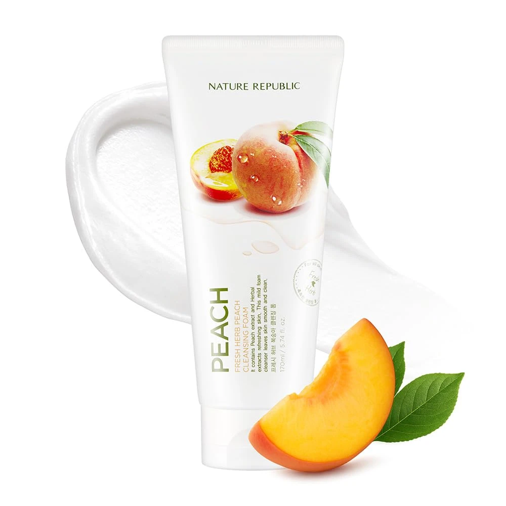 Nature Republic Peach Cleansing Foam