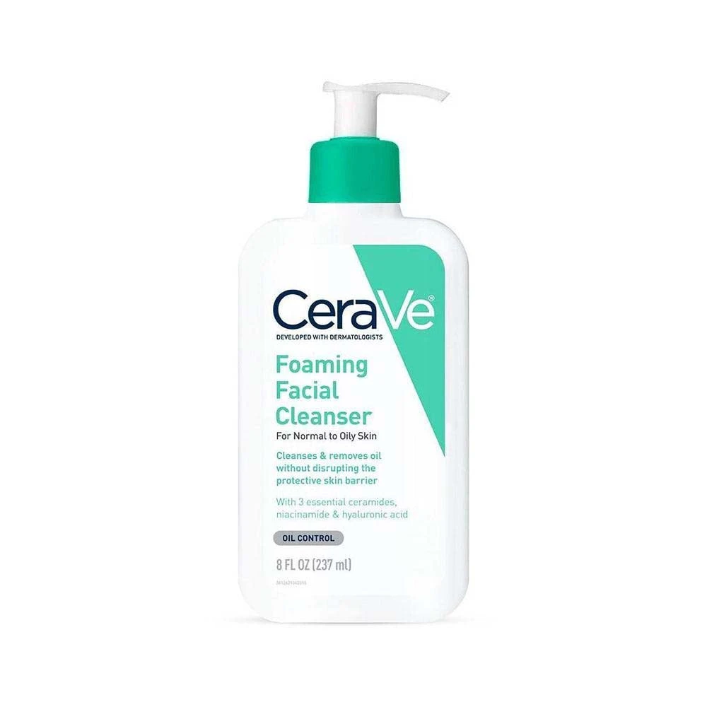 CeraVe Foaming Facial Cleanser for Normal to Oily Skin