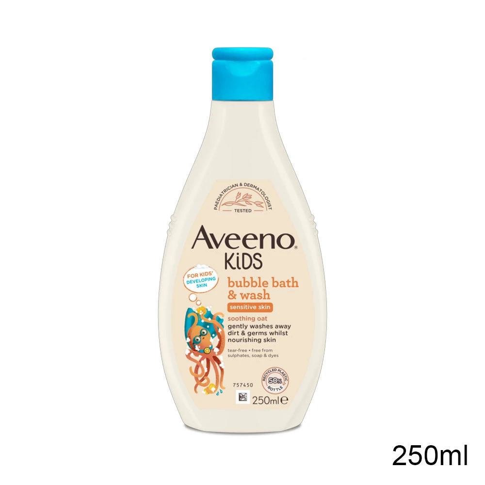 Aveeno Kids Bubble Bath & Wash for Sensitive Skin