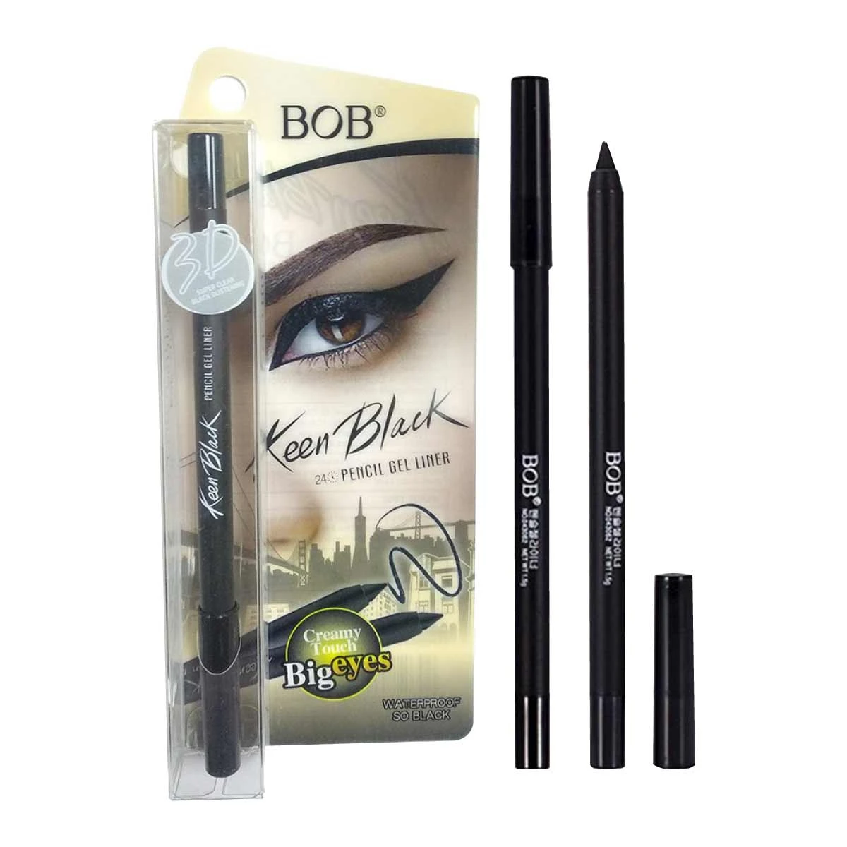 BOB Keen Black Pencil Gel Liner