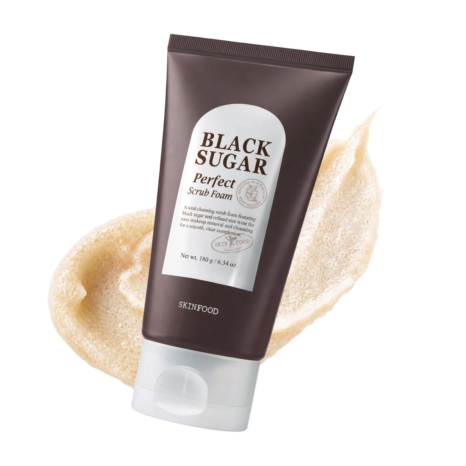SKINFOOD Black Sugar Perfect Scrub Foam