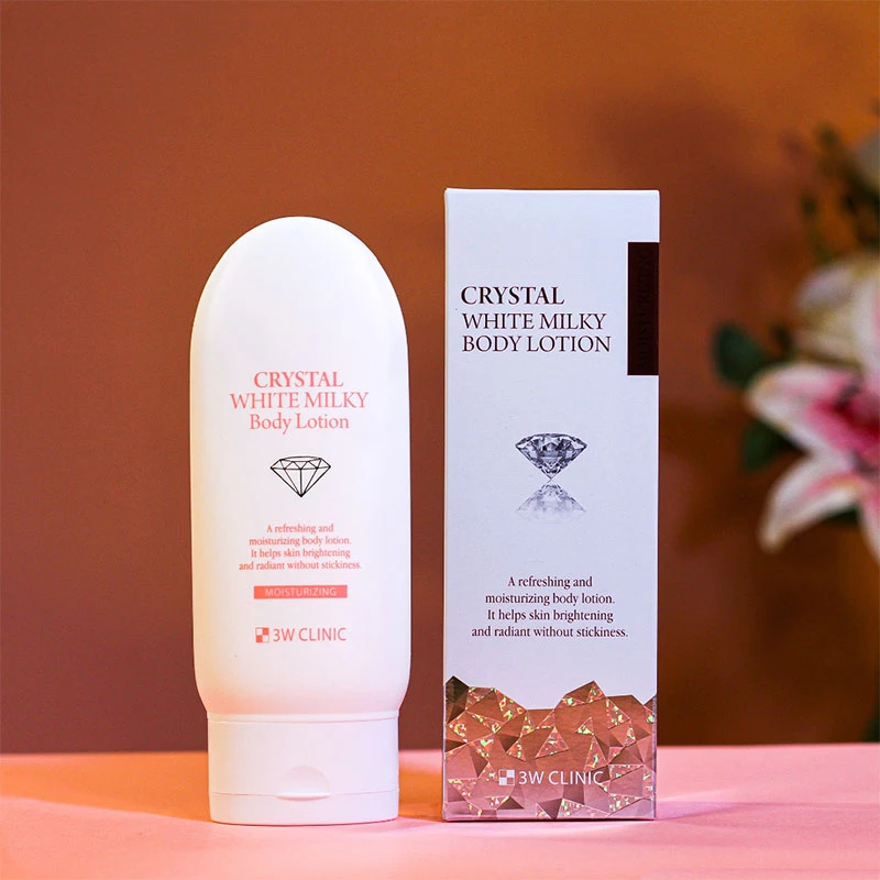3W Clinic Crystal White Milky Body Lotion 150gm