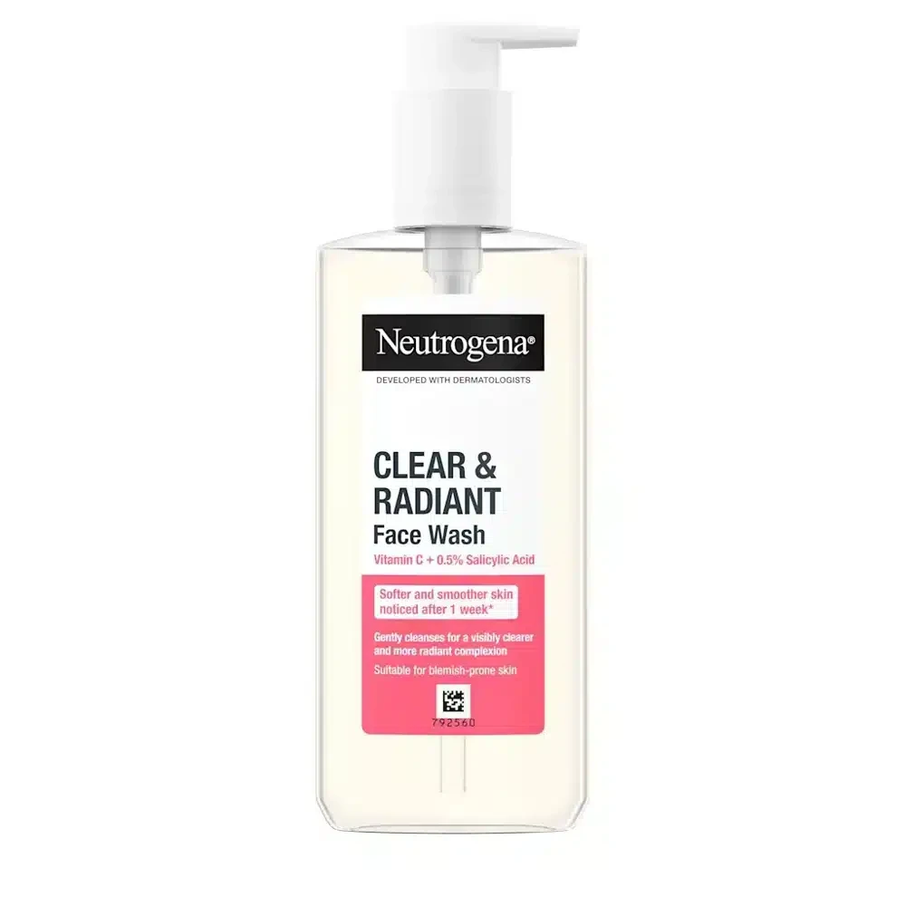 Clear & Radiant Face Wash with Vitamin C + 0.5% Salicylic Acid