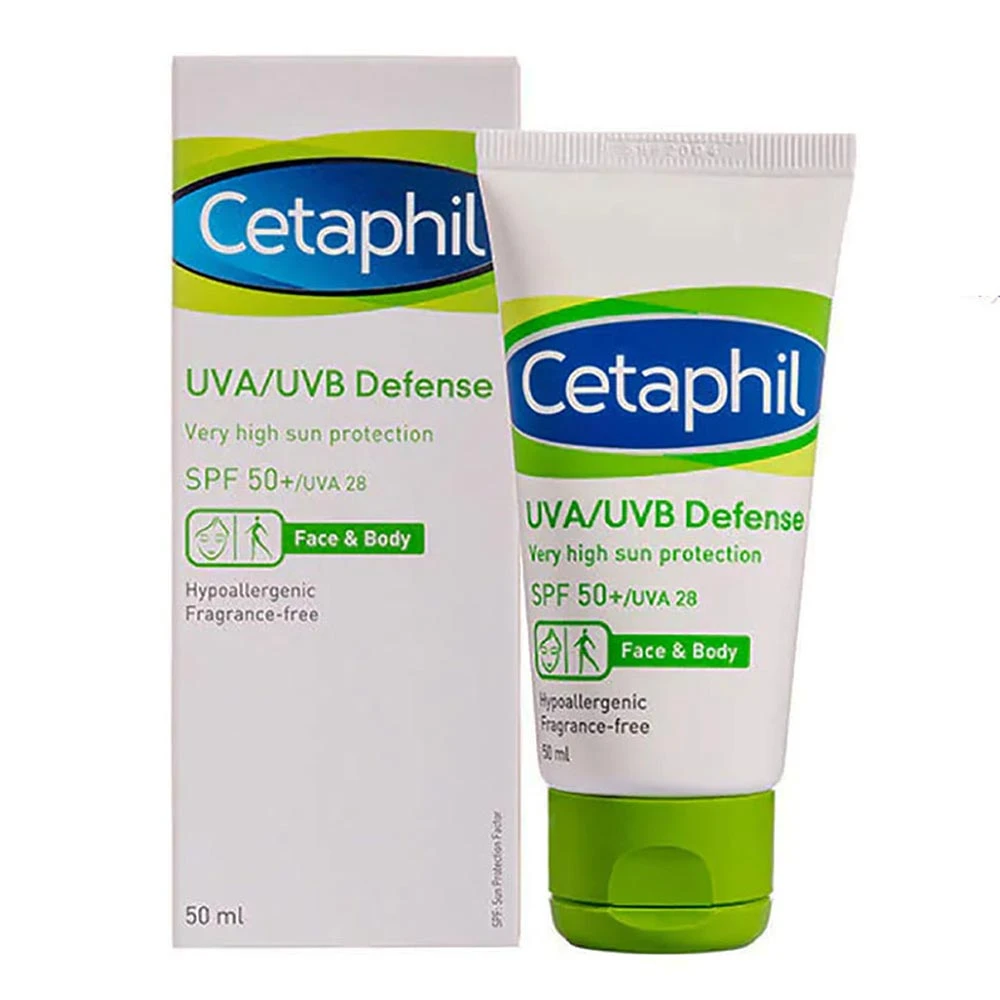 Cetaphil UVA/UVB Defense Very High Sun Protection SPF 50+/PA++++ Face and Body