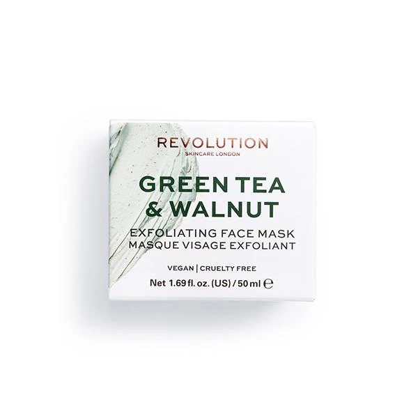 Green Tea & Walnut Exfoliating Face Mask