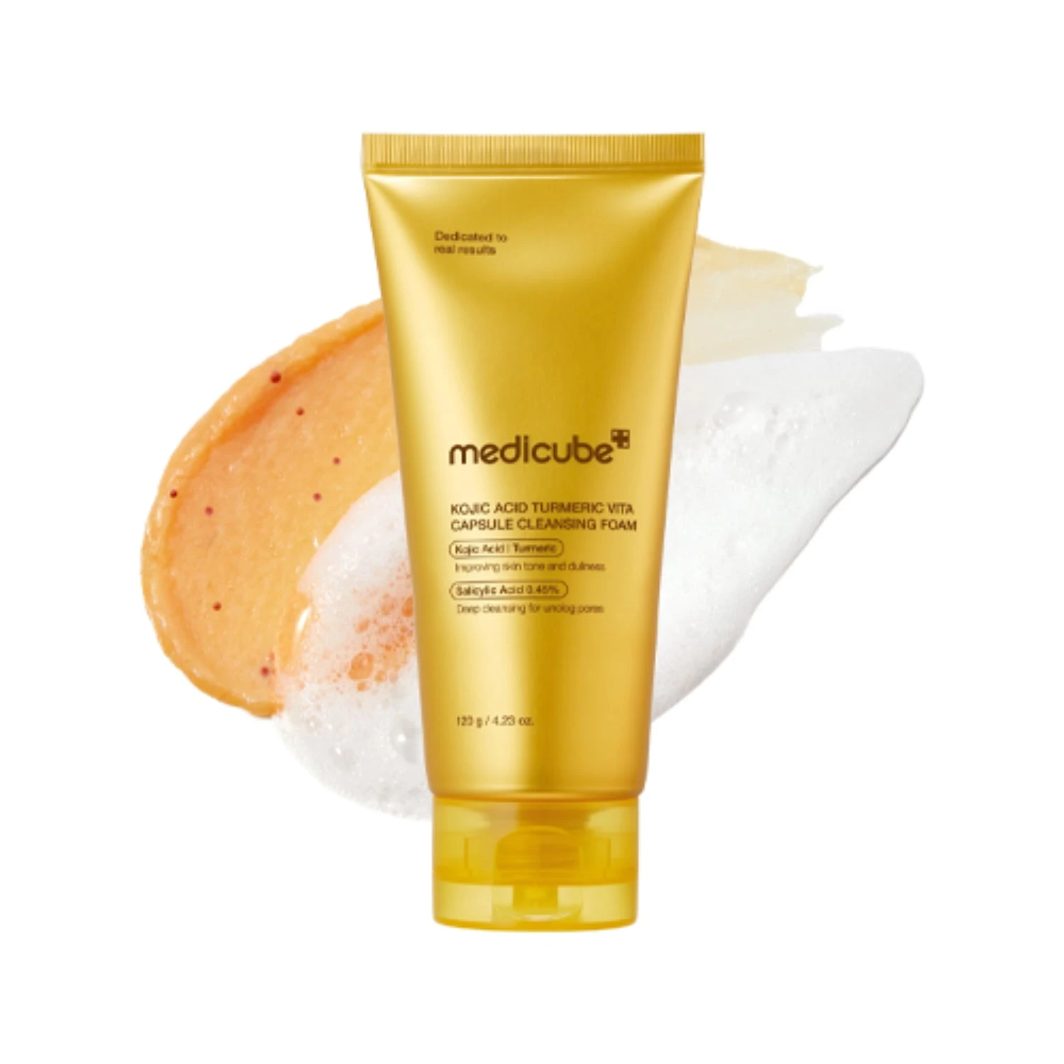 medicube Kojic Acid Turmeric Vita Capsule Cleansing Foam