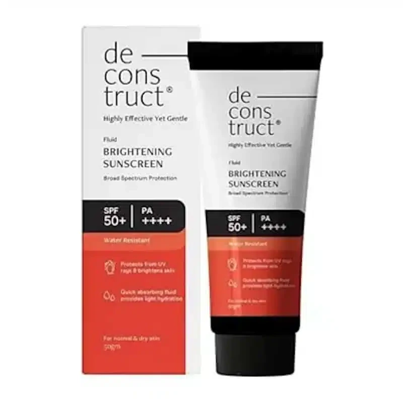 Deconstruct Highly Effective Yet Gentle Fluid Brightening Sunscreen SPF 50+ PA++++